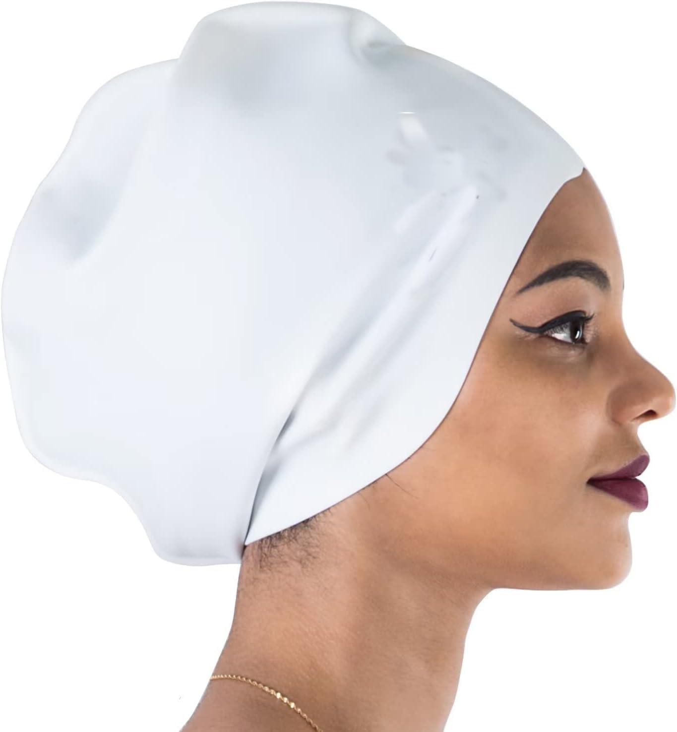 Proberos Long Hair Swim Cap - Swimming Caps for Women Men - Extra Large Swim Caps - Waterproof Silicone Swim Cap - Dreadlocks Braids Afro Hair Extensions Weaves, White Proberos Long Hair Swim Cap - Swimming Caps for Women Men - Extra Large Swim Caps - Waterproof Silicone Swim Cap - Dreadlocks Braids Afro Hair Extensions Weaves, White